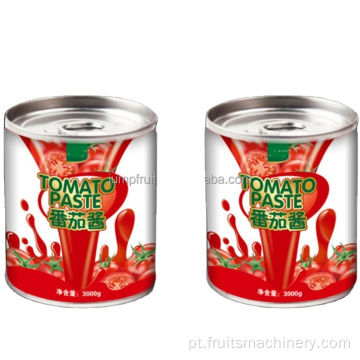 Equipamento completo de pasta de tomate enlatado